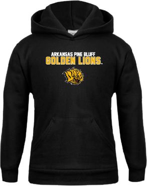 Arkansas Pine Bluff Youth Fleece Hoodie Arkansas Pine Bluff Golden Lions - ONLINE ONLY