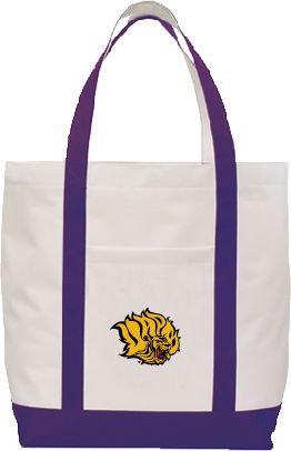 Arkansas Pine Bluff Contender Canvas Tote Golden Lion Head - ONLINE ONLY