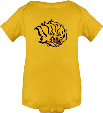 Arkansas Pine Bluff Infant Bodysuit Golden Lion Head - ONLINE ONLY