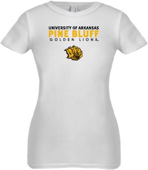 Arkansas Pine Bluff Next Level Girls Fashion Fit T Shirt University of Arkansas Pine Bluff Golden Lions - ONLINE ONLY
