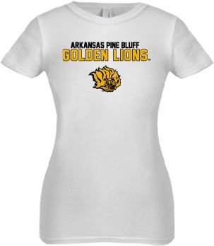 Arkansas Pine Bluff Next Level Girls Fashion Fit T Shirt Arkansas Pine Bluff Golden Lions - ONLINE ONLY