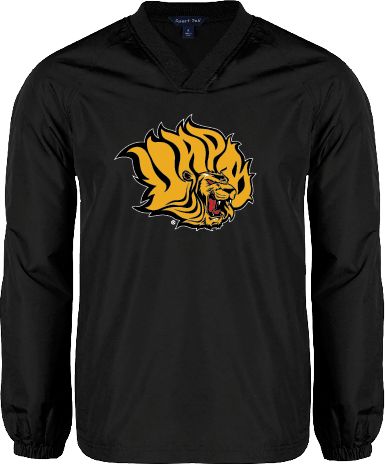 Arkansas Pine Bluff V Neck Raglan Windshirt Golden Lion Head - ONLINE ONLY