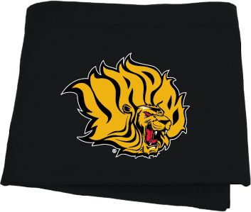 Arkansas Pine Bluff Sweatshirt Blanket Golden Lion Head - ONLINE ONLY