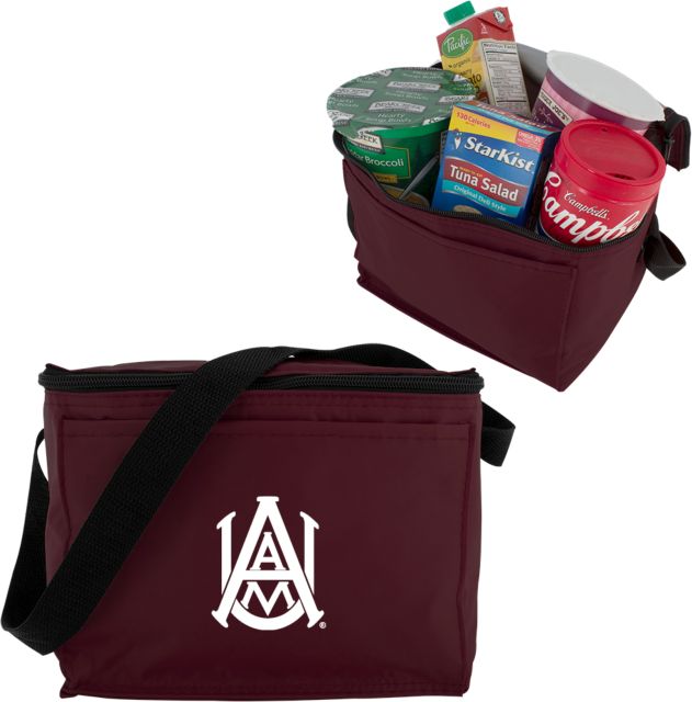 Alabama AandM Six Pack Cooler Primary Mark - ONLINE ONLY