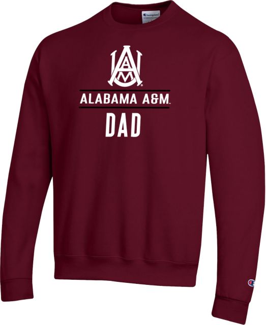 Alabama AandM Champion Fleece Crew Dad AAMU - ONLINE ONLY