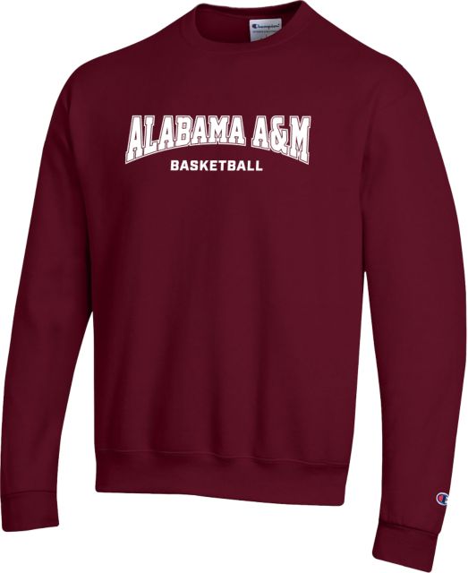 Alabama AandM Champion Fleece Crew Basketball AAMU - ONLINE ONLY