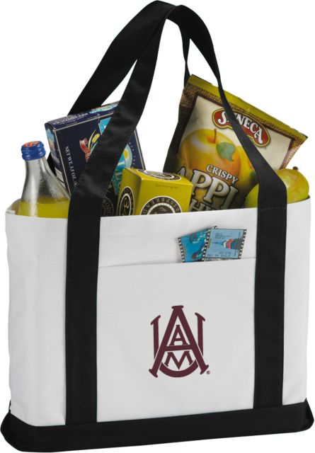 Alabama AandM Contender Canvas Tote Primary Mark - ONLINE ONLY