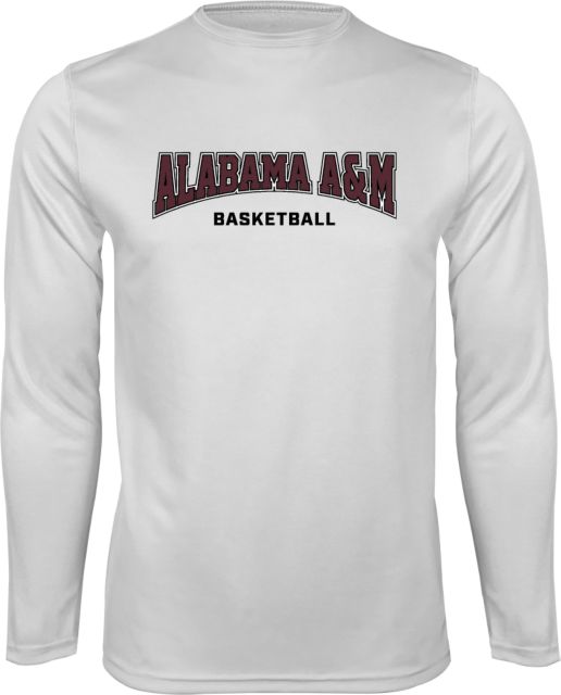 Alabama AandM Performance Longsleeve Shirt Basketball AAMU - ONLINE ONLY