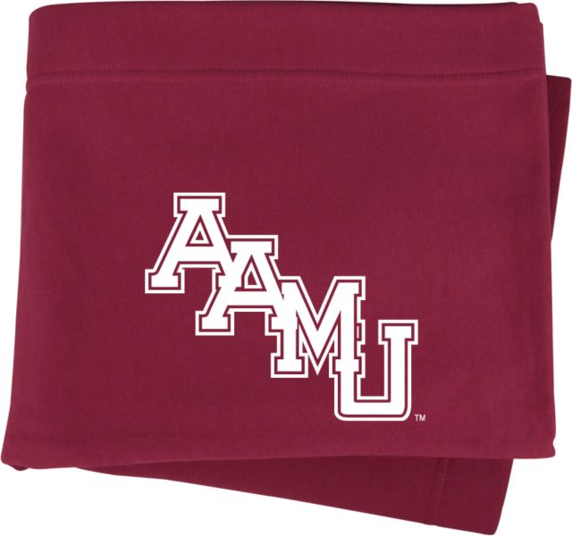 Alabama AandM Sweatshirt Blanket Wordmarks - ONLINE ONLY
