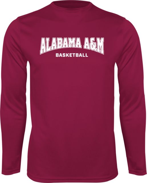 Alabama AandM Performance Longsleeve Shirt Basketball AAMU - ONLINE ONLY
