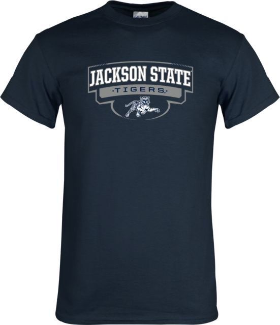 Jackson State T Shirt Jackson State Tigers Arched w/ Outline - ONLINE ONLY