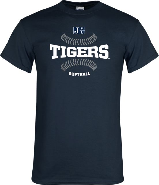 Jackson State T Shirt Tigers Softball w/ Seams - ONLINE ONLY
