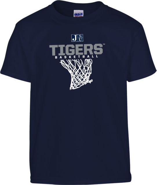 Jackson State Youth T Shirt Tigers Basketball w/ Hanging Net - ONLINE ONLY