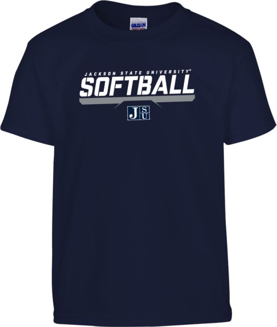 Jackson State Youth T Shirt Jackson State Softball Stencil w/ Underline - ONLINE ONLY