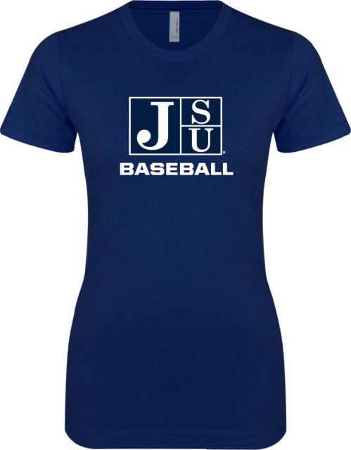 Jackson State Next Level Ladies SoftStyle Junior Fitted Tee Baseball - ONLINE ONLY