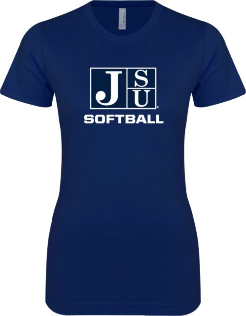 Jackson State Next Level Ladies SoftStyle Junior Fitted Tee Softball - ONLINE ONLY