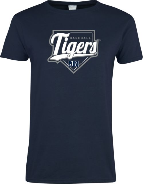 Jackson State Ladies T Shirt Tigers Baseball w/ Script and Plate - ONLINE ONLY