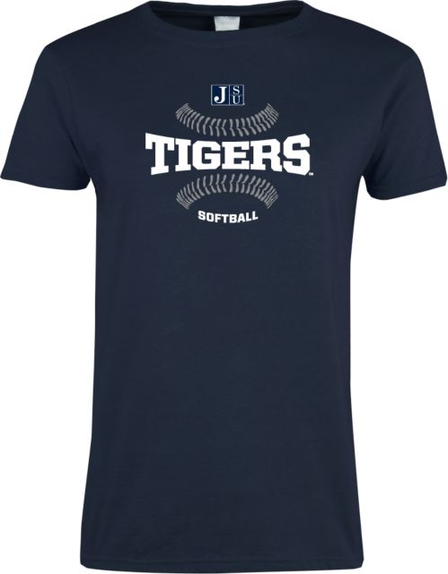 Jackson State Ladies T Shirt Tigers Softball w/ Seams - ONLINE ONLY