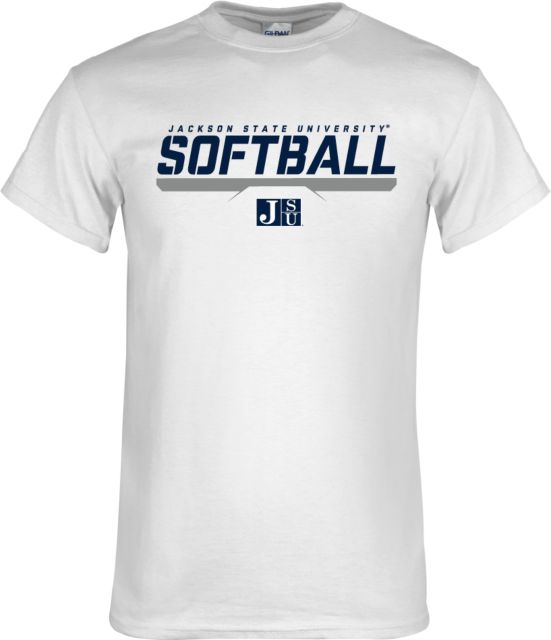 Jackson State T Shirt Jackson State Softball Stencil w/ Underline - ONLINE ONLY