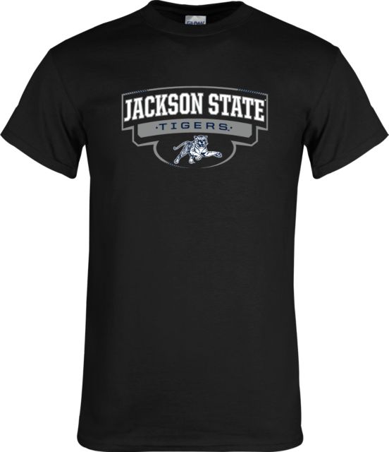 Jackson State T Shirt Jackson State Tigers Arched w/ Outline - ONLINE ONLY