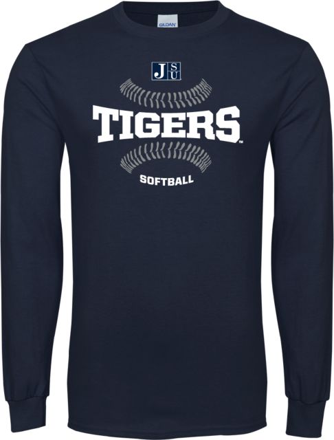 Jackson State Long Sleeve T Shirt Tigers Softball w/ Seams - ONLINE ONLY