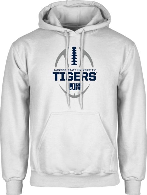 Jackson State Fleece Hoodie Jackson State University Tigers Football Vertical - ONLINE ONLY