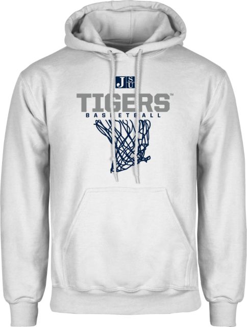 Jackson State Fleece Hoodie Tigers Basketball w/ Hanging Net - ONLINE ONLY