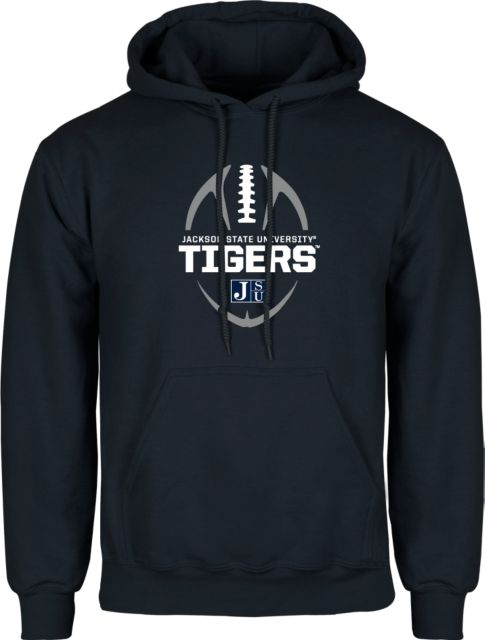 Jackson State Fleece Hoodie Jackson State University Tigers Football Vertical - ONLINE ONLY