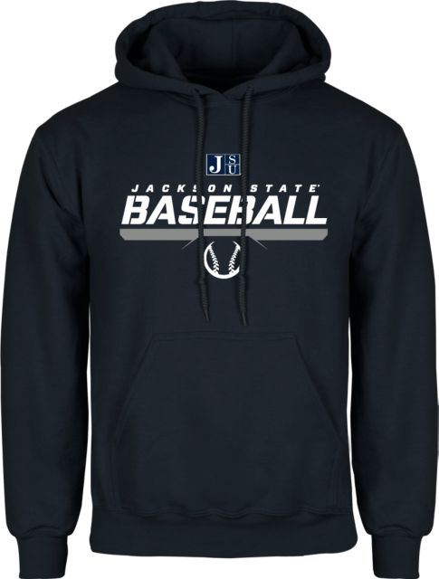 Jackson State Fleece Hoodie Jackson State Baseball Stencil w/ Ball - ONLINE ONLY