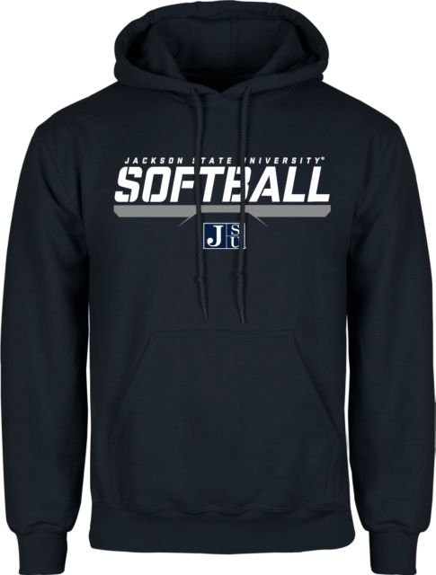 Jackson State Fleece Hoodie Jackson State Softball Stencil w/ Underline - ONLINE ONLY