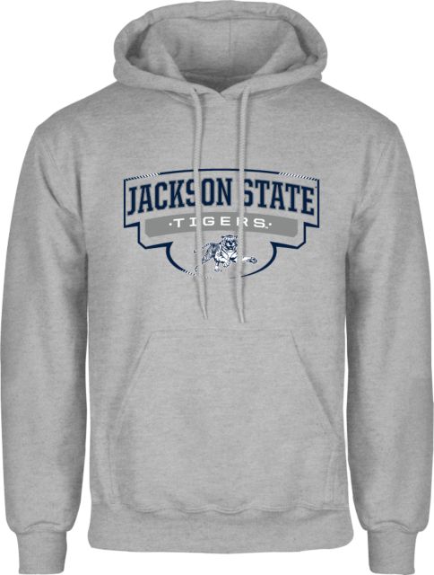 Jackson State Fleece Hoodie Jackson State Tigers Arched w/ Outline - ONLINE ONLY