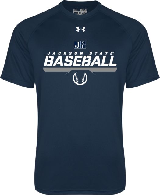 Jackson State Under Armour Tech Tee Jackson State Baseball Stencil w/ Ball - ONLINE ONLY