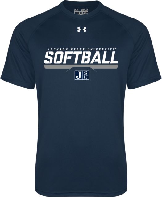 Jackson State Under Armour Tech Tee Jackson State Softball Stencil w/ Underline - ONLINE ONLY
