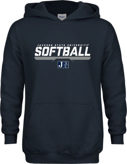 Jackson State Youth Fleece Hoodie Jackson State Softball Stencil w/ Underline - ONLINE ONLY