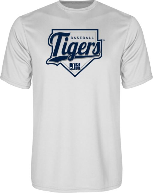 Jackson State Performance Tee Tigers Baseball w/ Script and Plate - ONLINE ONLY