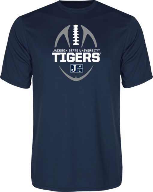 Jackson State Performance Tee Jackson State University Tigers Football Vertical - ONLINE ONLY