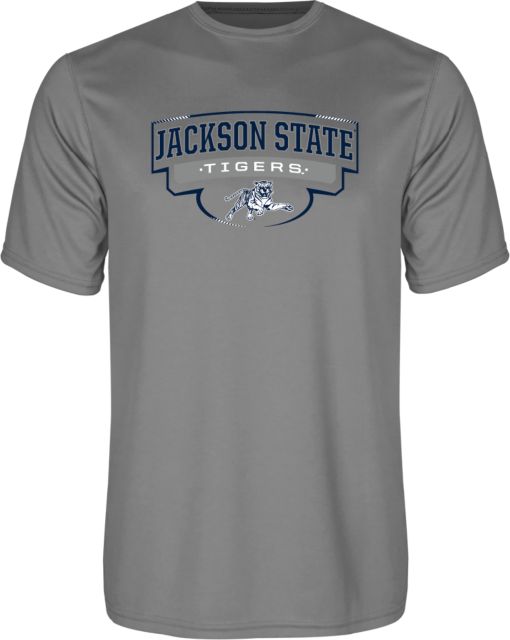 Jackson State Performance Tee Jackson State Tigers Arched w/ Outline - ONLINE ONLY