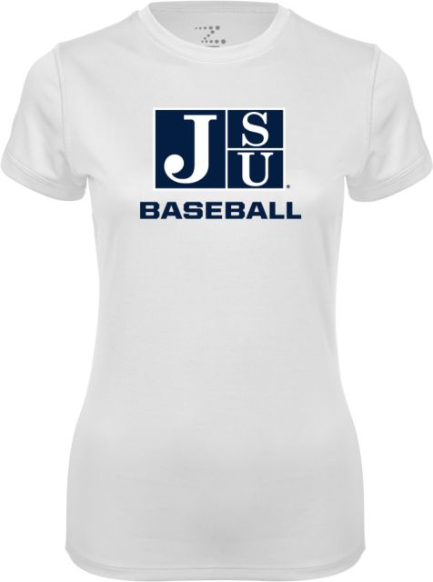 Jackson State Ladies Syntrel Performance Tee Baseball - ONLINE ONLY