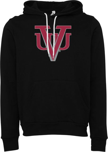 Virginia Union Bella + Canvas Fleece Hood VUU Primary Mark - ONLINE ONLY