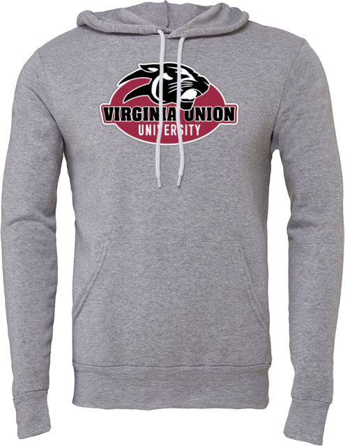 Virginia Union Bella + Canvas Fleece Hood Virginia Union University Mascot - ONLINE ONLY