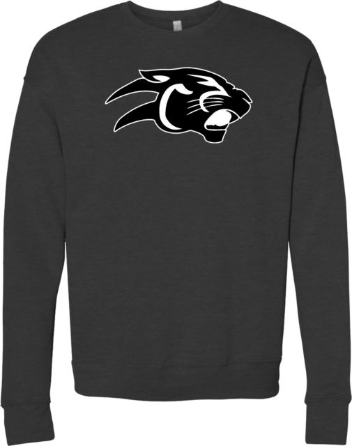 Virginia Union Bella + Canvas Fleece Crew Panther Mascot - ONLINE ONLY