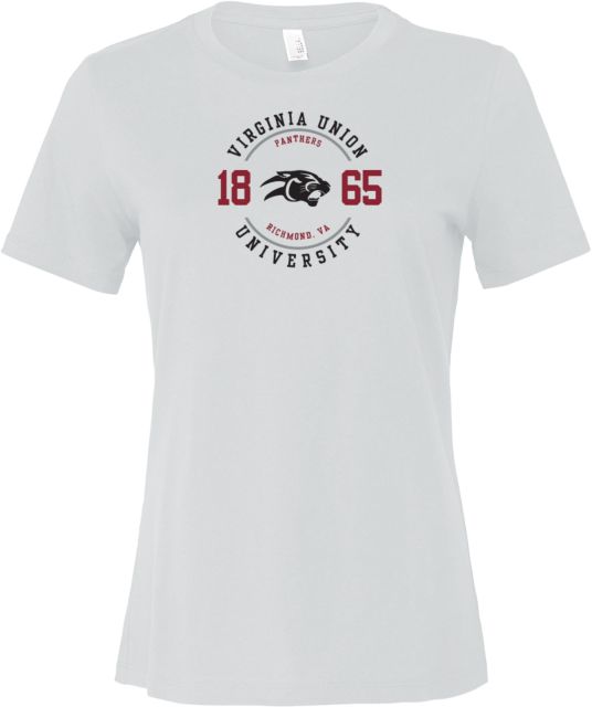 Virginia Union Bella + Canvas Womens Relaxed Cotton T Shirt Virginia Union Circle - ONLINE ONLY