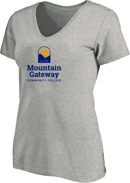 Mountain Gateway Womens Plus V Neck T Shirt-1XL Mountain Gateway CC Stacked - PLUS - ONLINE ONLY
