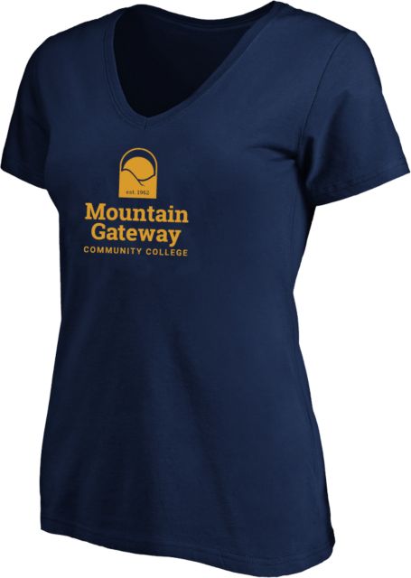 Mountain Gateway Womens Plus V Neck T Shirt-1XL Mountain Gateway CC Stacked - PLUS - ONLINE ONLY
