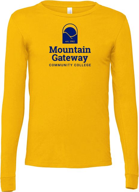 Mountain Gateway Bella + Canvas Jersey Cotton Long Sleeve T Shirt Mountain Gateway CC Stacked - ONLINE ONLY
