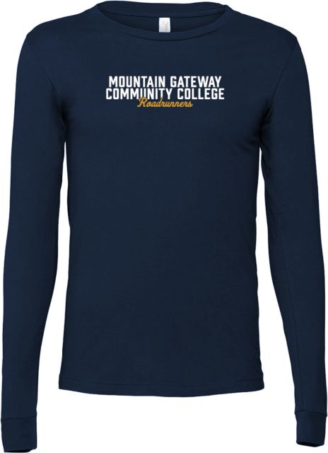 Mountain Gateway Bella + Canvas Jersey Cotton Long Sleeve T Shirt Mountain Gateway CC Roadrunners Distressed - ONLINE ONLY