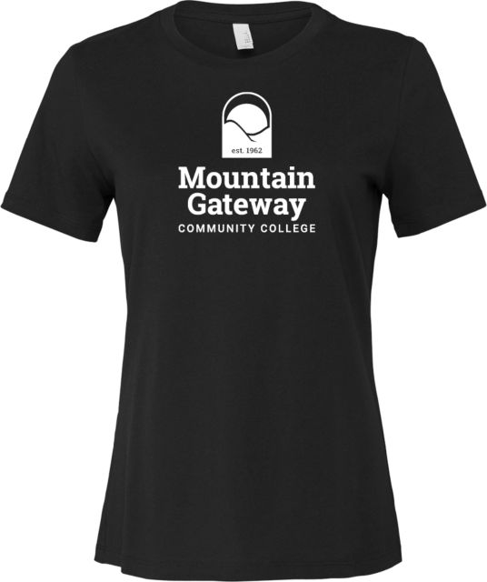 Mountain Gateway Bella + Canvas Womens Relaxed Cotton T Shirt Mountain Gateway CC Stacked - ONLINE ONLY
