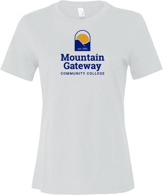 Mountain Gateway Bella + Canvas Womens Relaxed Cotton T Shirt Mountain Gateway CC Stacked - ONLINE ONLY