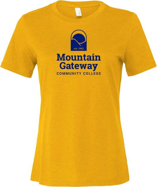 Mountain Gateway Bella + Canvas Womens Relaxed Cotton T Shirt Mountain Gateway CC Stacked - ONLINE ONLY