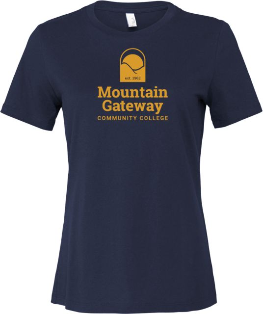 Mountain Gateway Bella + Canvas Womens Relaxed Cotton T Shirt Mountain Gateway CC Stacked - ONLINE ONLY